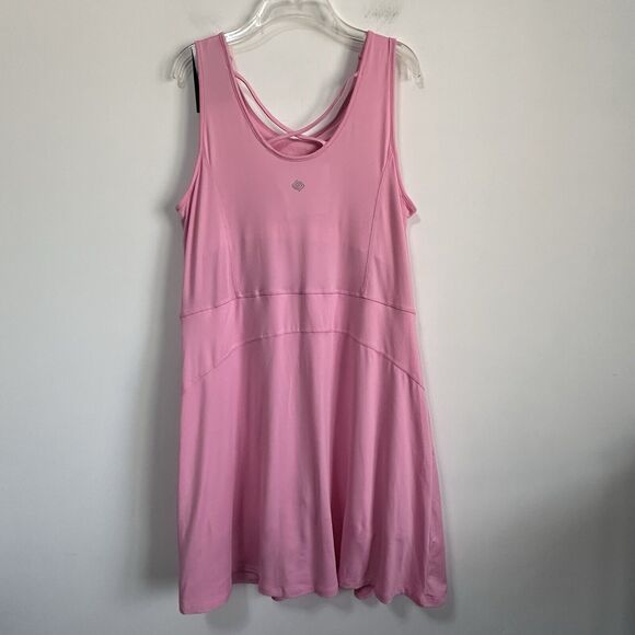 Zelos Sports Dress XL Strappy Sleeveless Palos Pink Active Shorts Under NEW - Picture 9 of 11